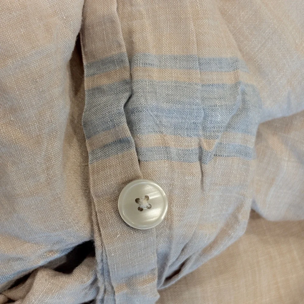 Restoration Hardware RH Baby Child Irish Linen Duvet Queen
